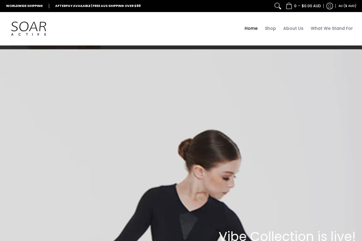 Soaractive homepage screenshot