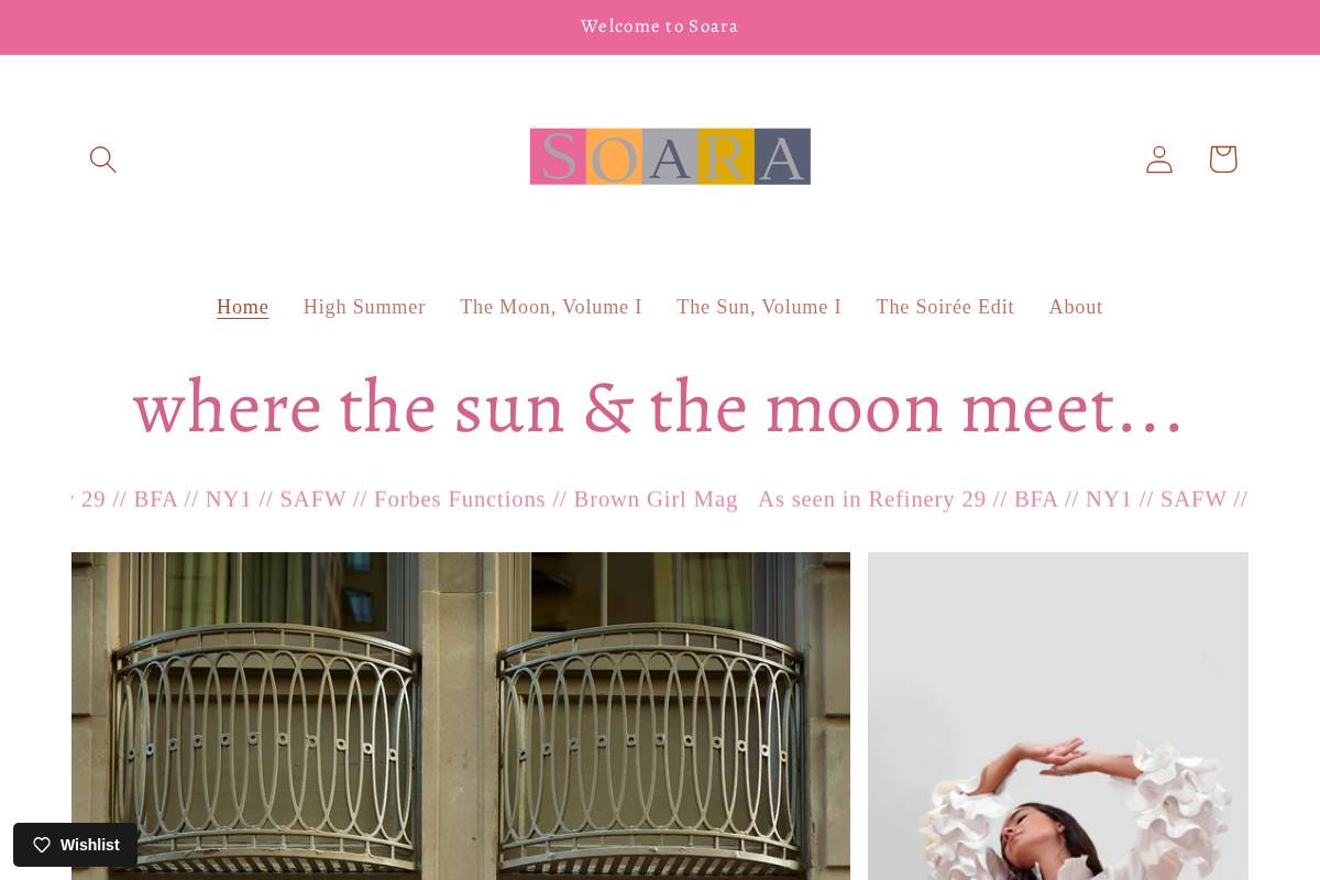 soaranyc.com homepage screenshot