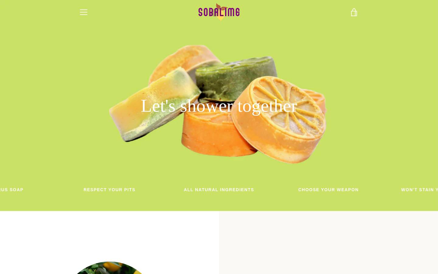 sobalime.com homepage screenshot
