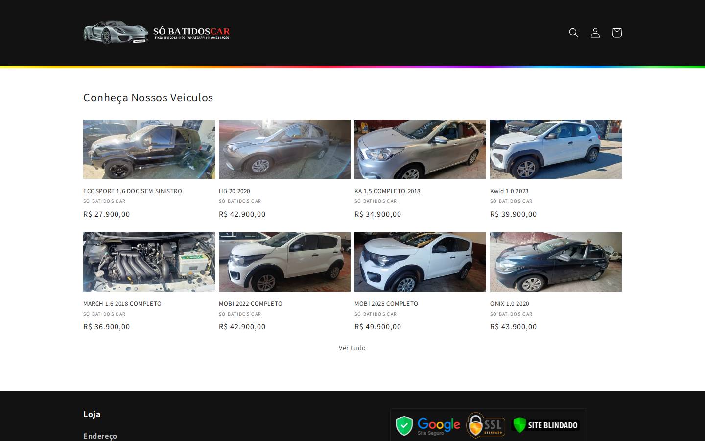 sobatidoscar.com.br homepage screenshot
