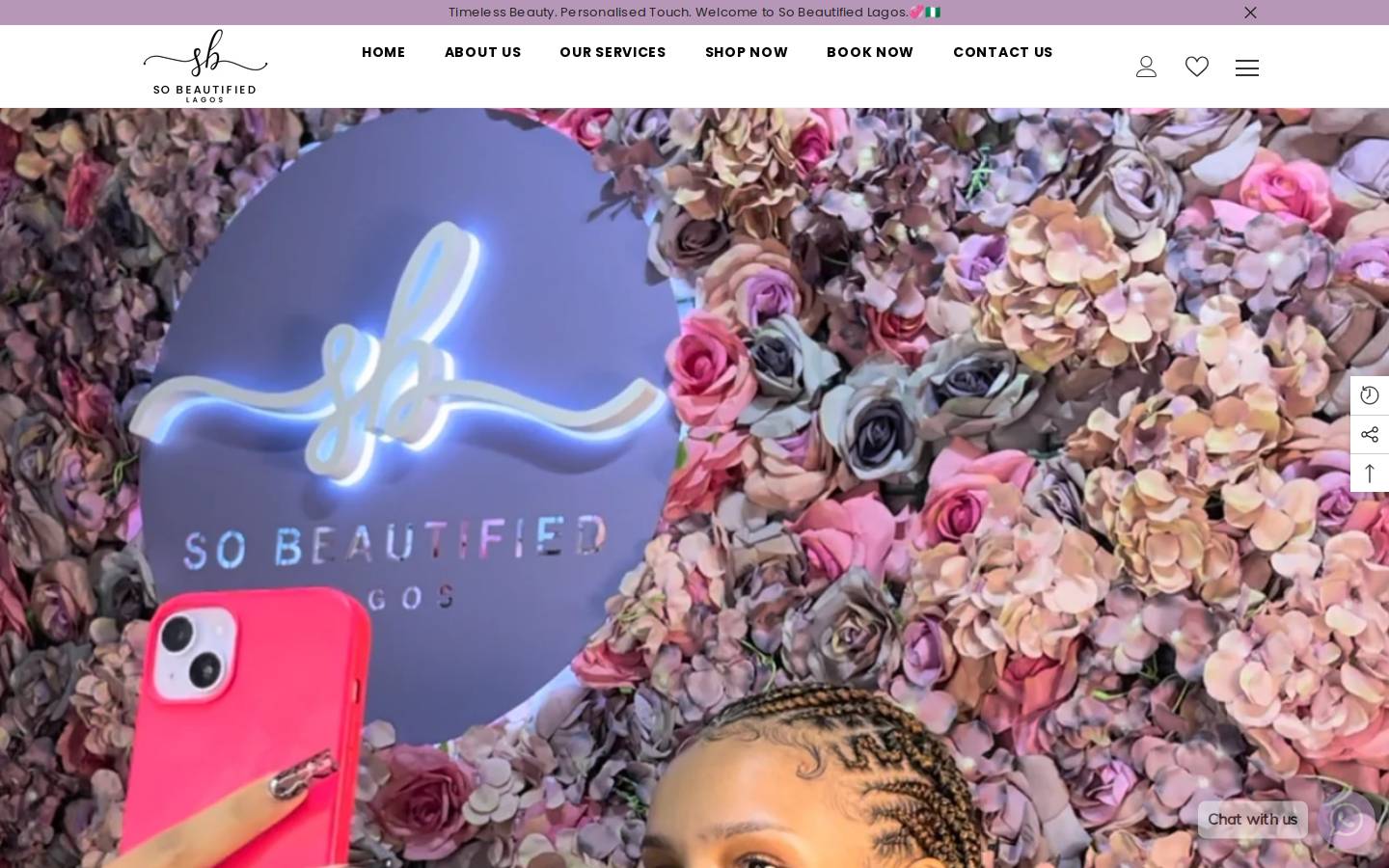 sobeautifiedlagos.com homepage screenshot