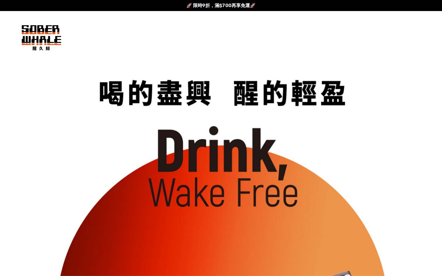 soberwhale.com homepage screenshot