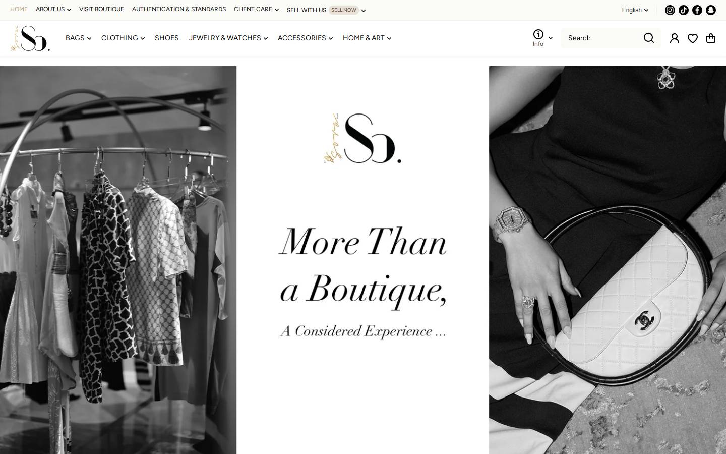 SO. by Sora Saud Boutique homepage screenshot