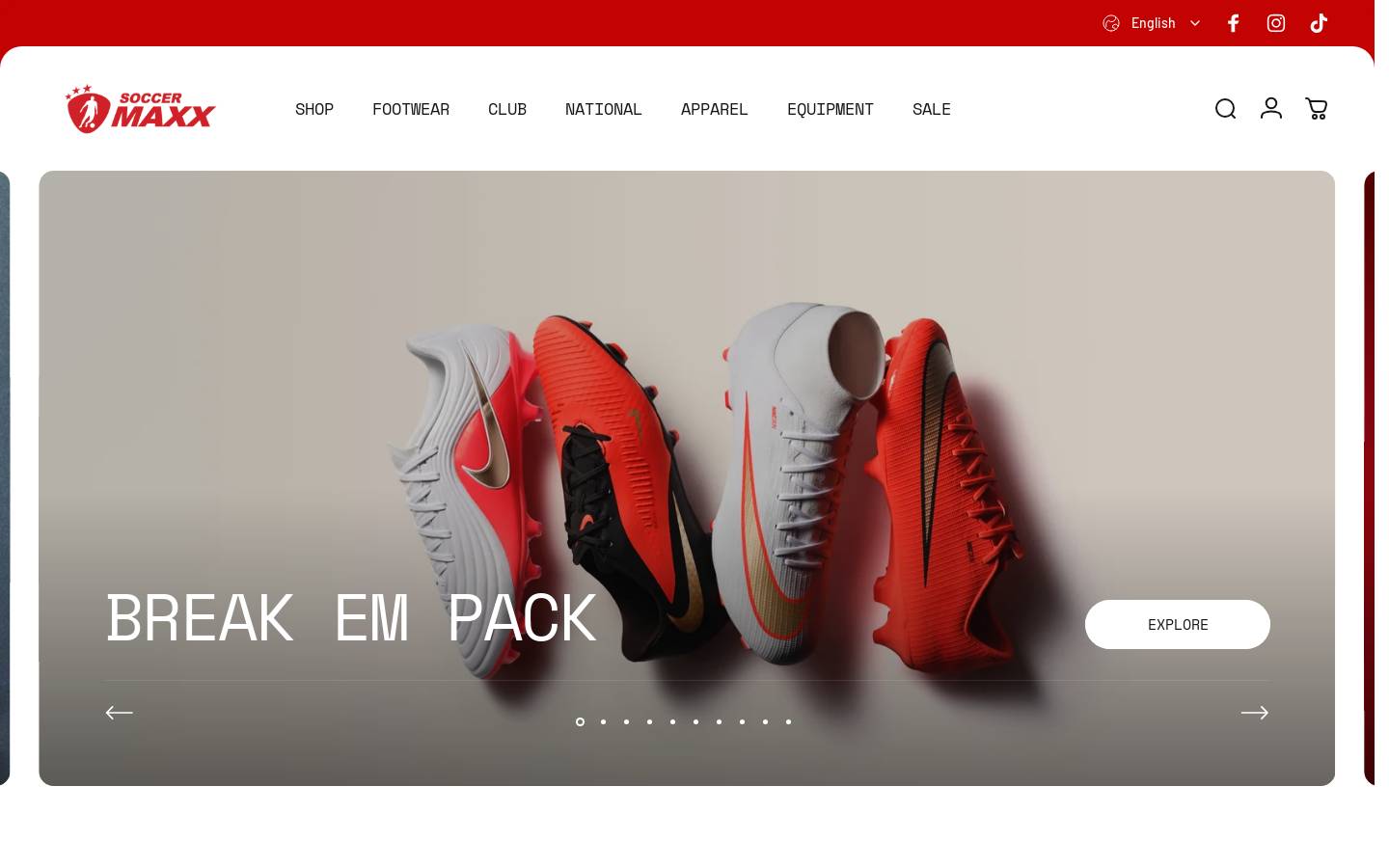 soccermaxx.ca homepage screenshot