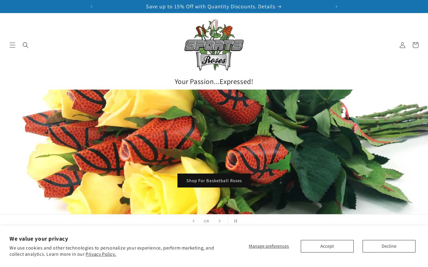 soccerrose.com homepage screenshot