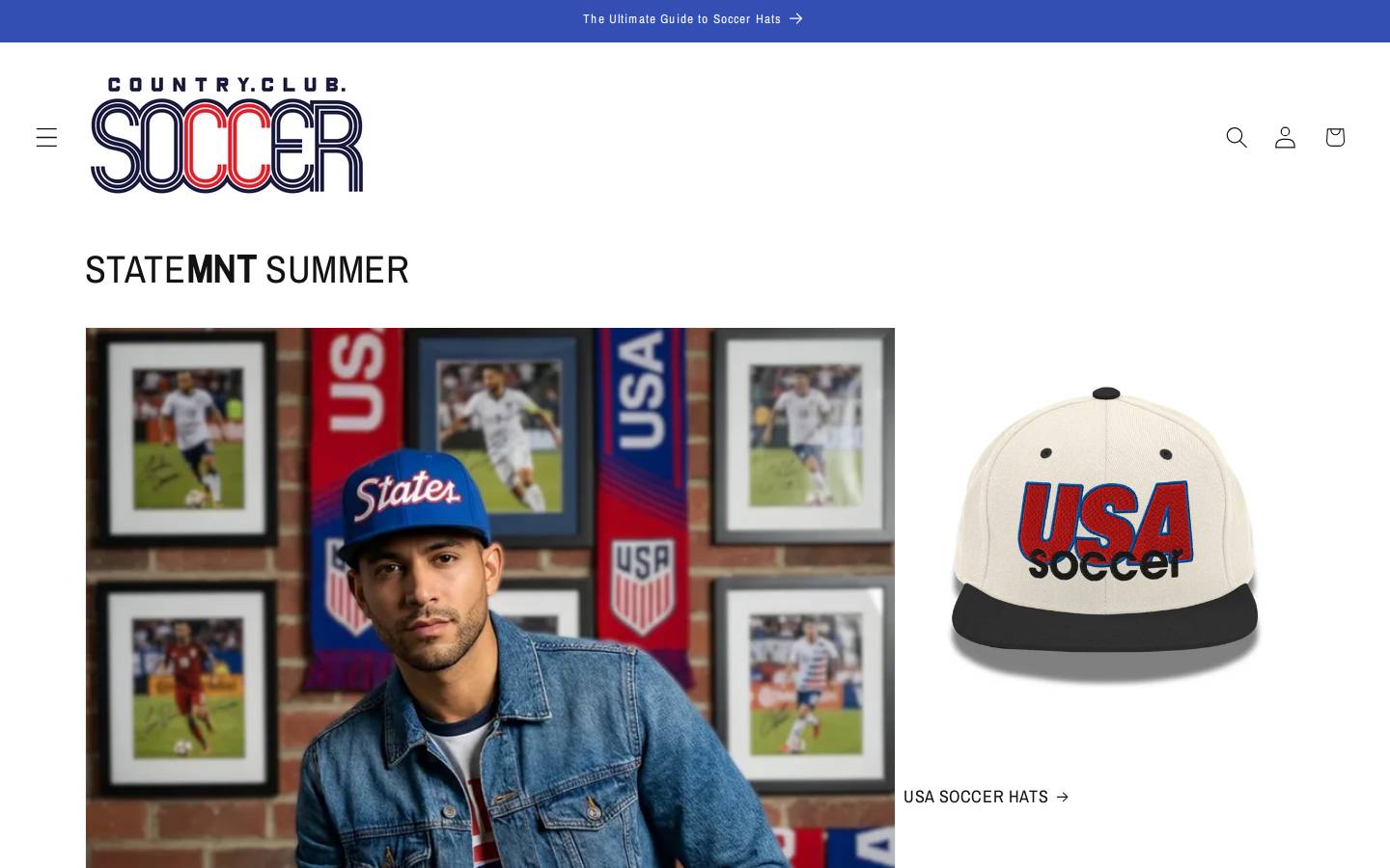 soccersnapbacks.com homepage screenshot