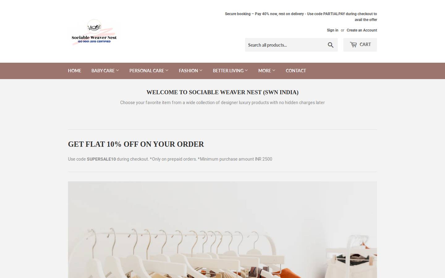 Sociable Weaver Nest homepage screenshot