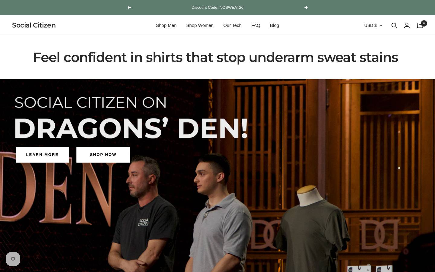 Socialcitizen homepage screenshot