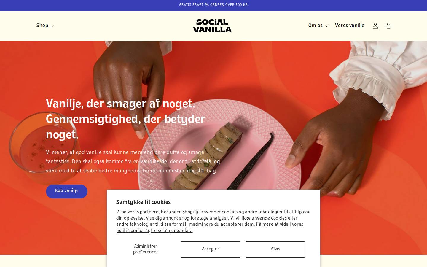 Social Vanilla homepage screenshot