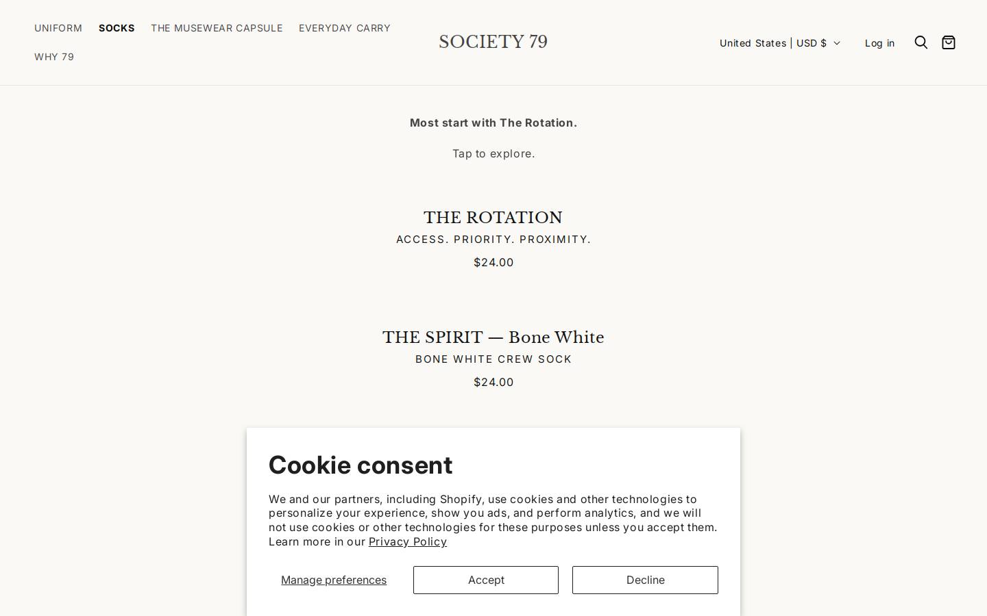 society79.com homepage screenshot