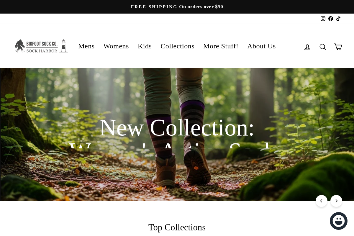 Sock Harbor homepage screenshot