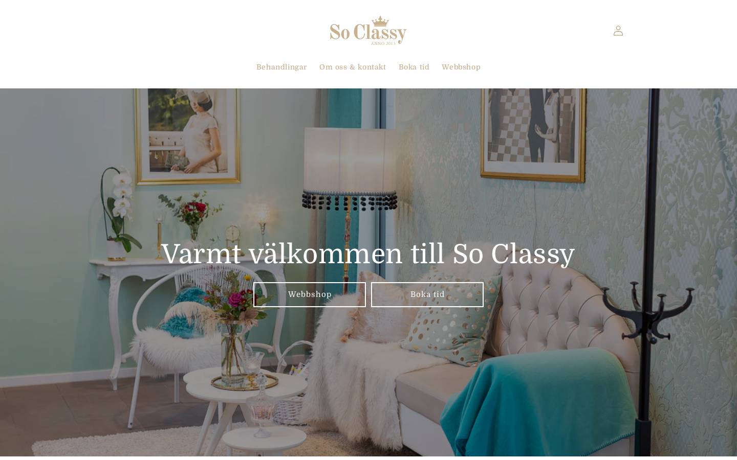 soclassy.se homepage screenshot