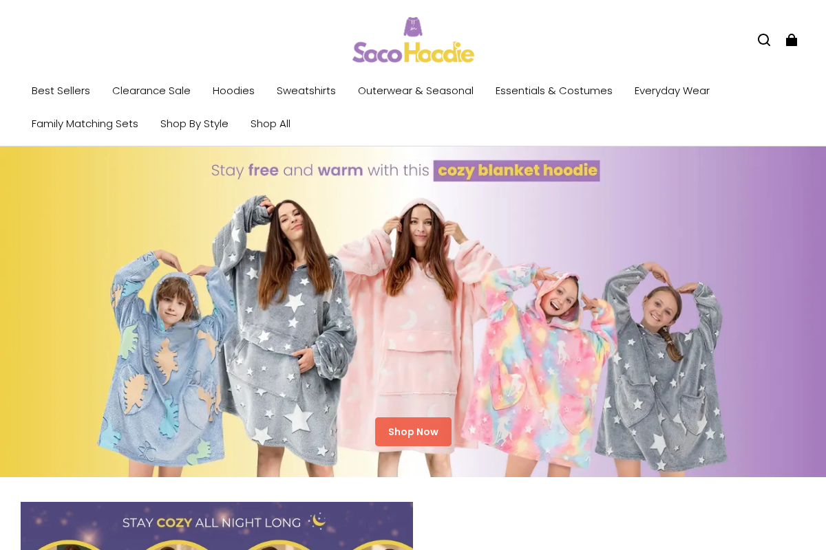 socohoodie.com homepage screenshot