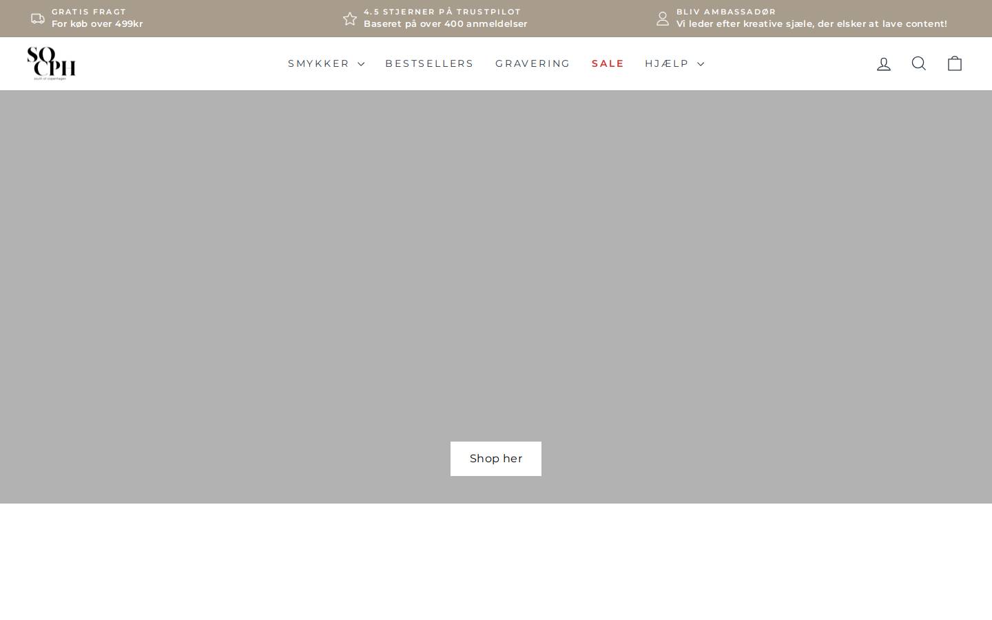 So Cph Smykker  homepage screenshot