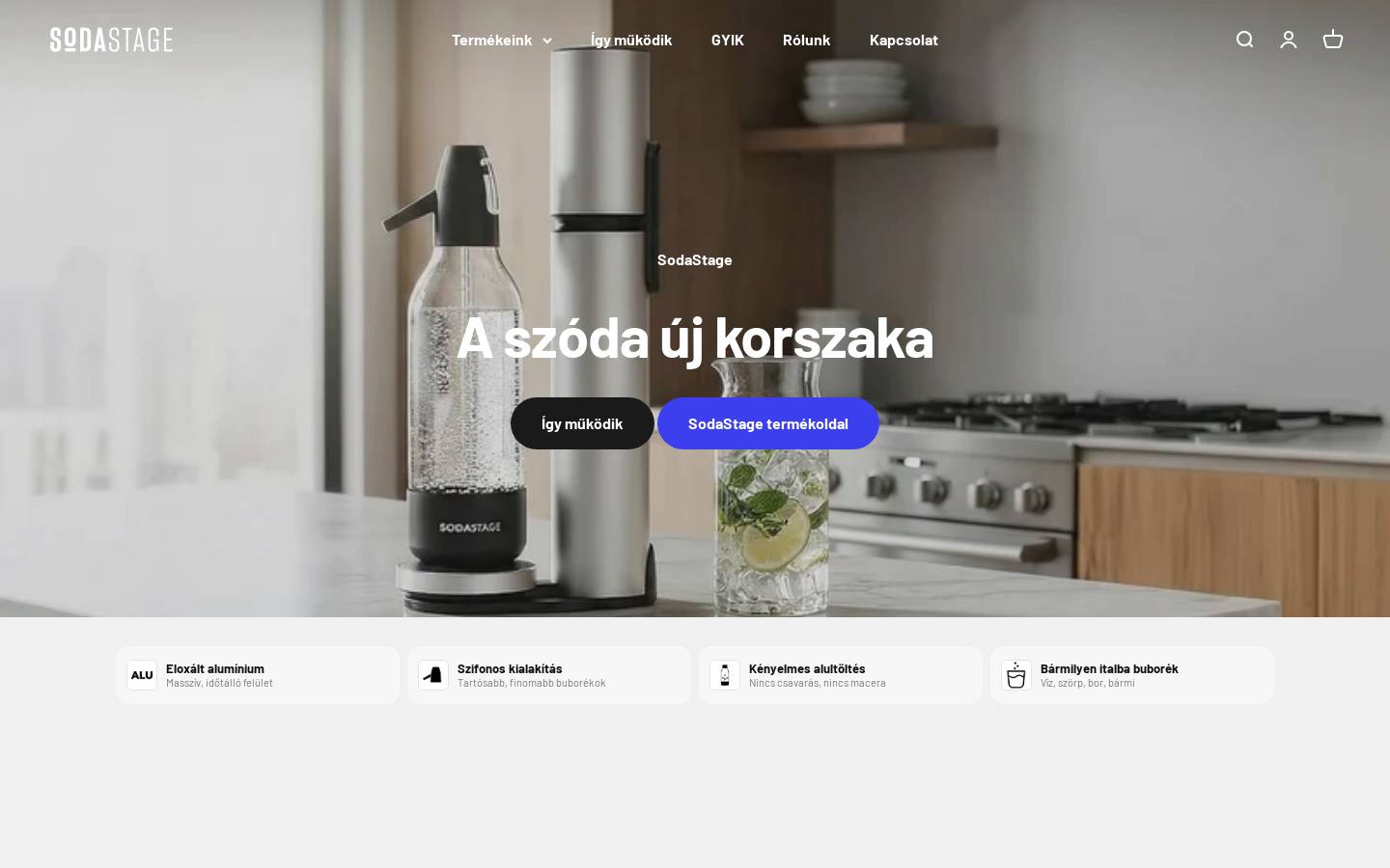 sodastage.com homepage screenshot