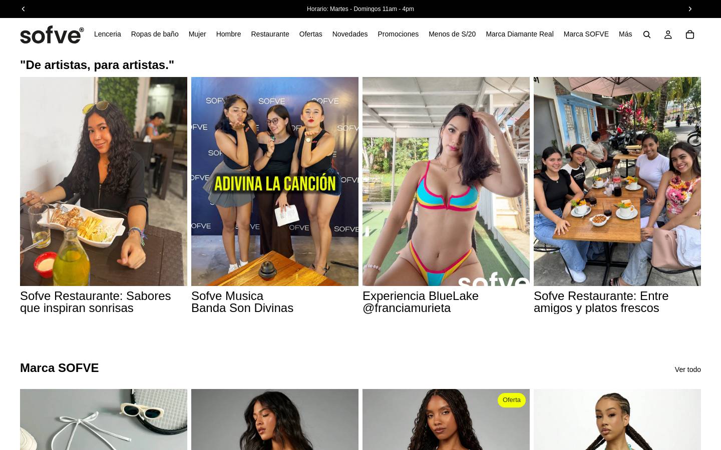 sof.pe homepage screenshot