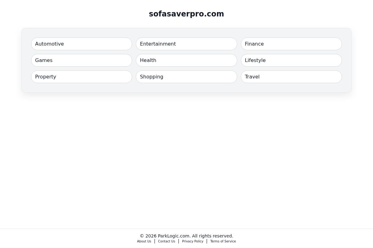 sofasaverpro.com homepage screenshot