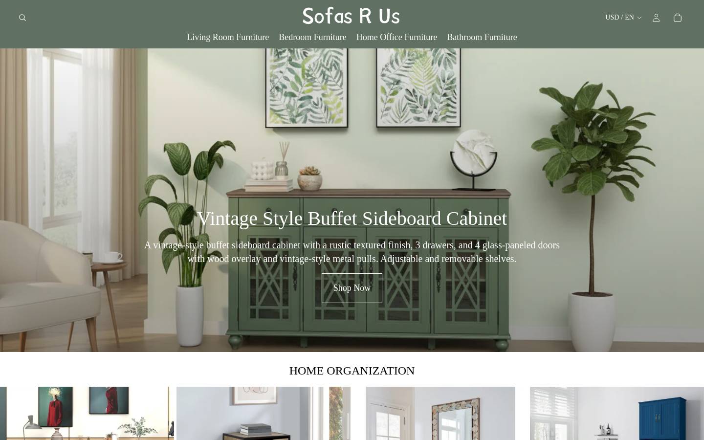 sofasrusfactoryshowroom.com homepage screenshot