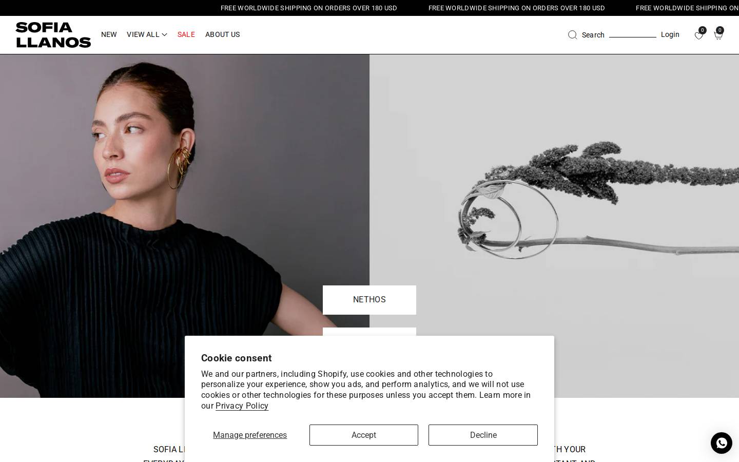 sofiallanos.com homepage screenshot