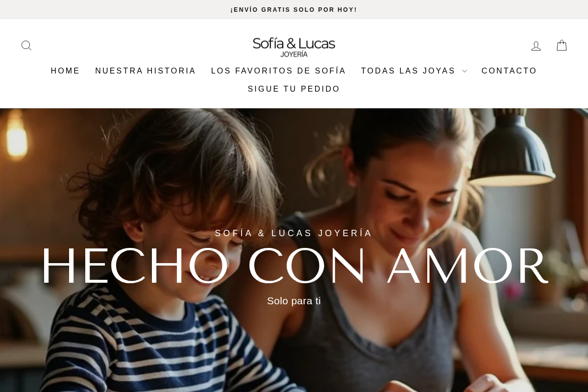 Sofialucasjoyeria homepage screenshot