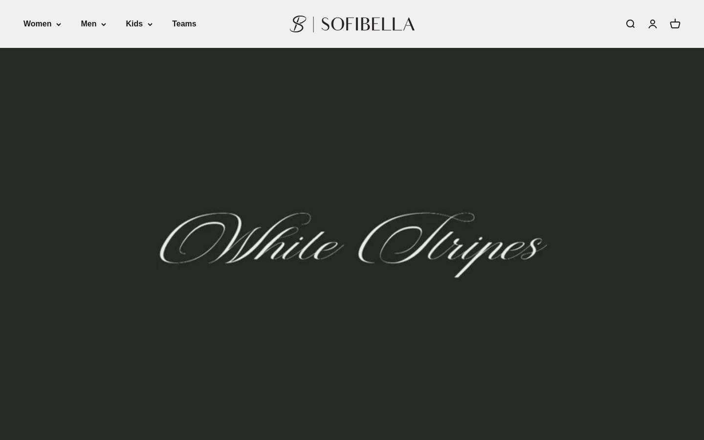 Sofibella Wear homepage screenshot