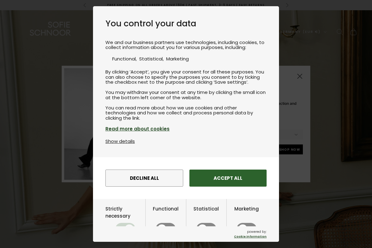 Sofie Schnoor homepage screenshot
