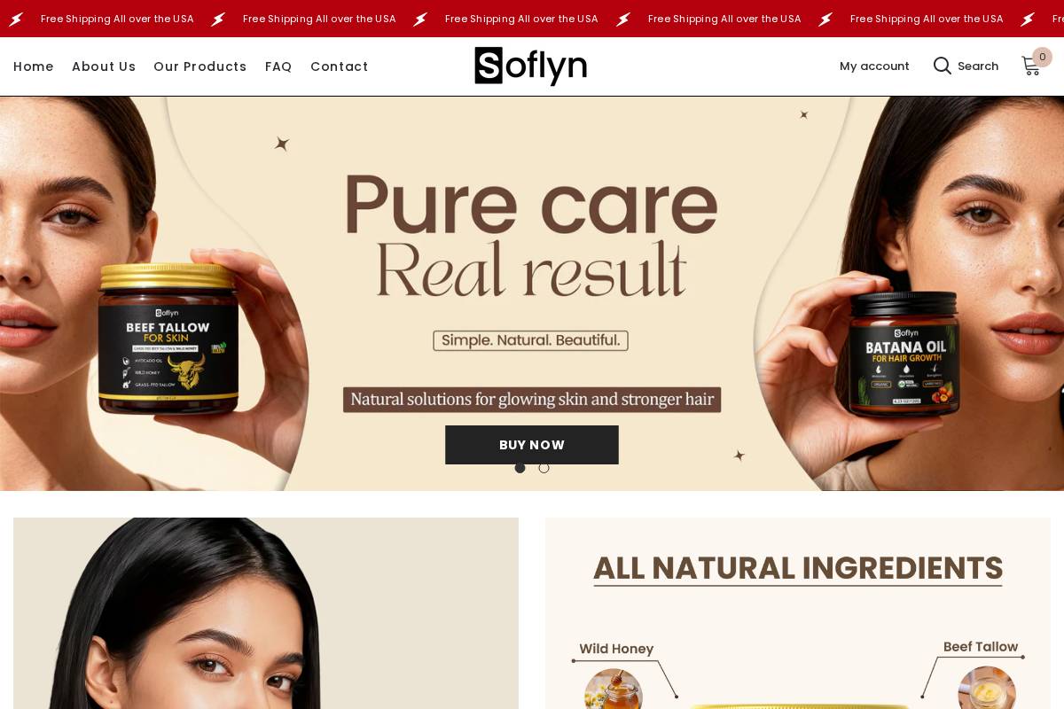 soflyn.net homepage screenshot