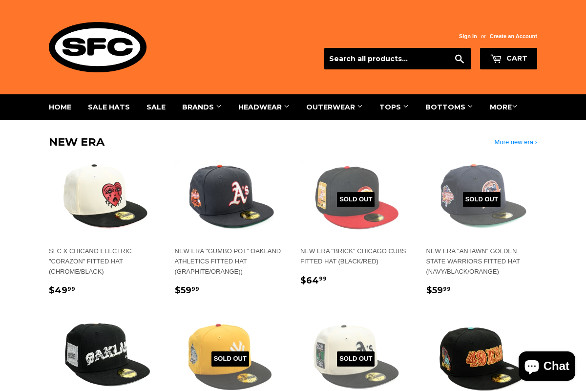 So Fresh Clothing homepage screenshot
