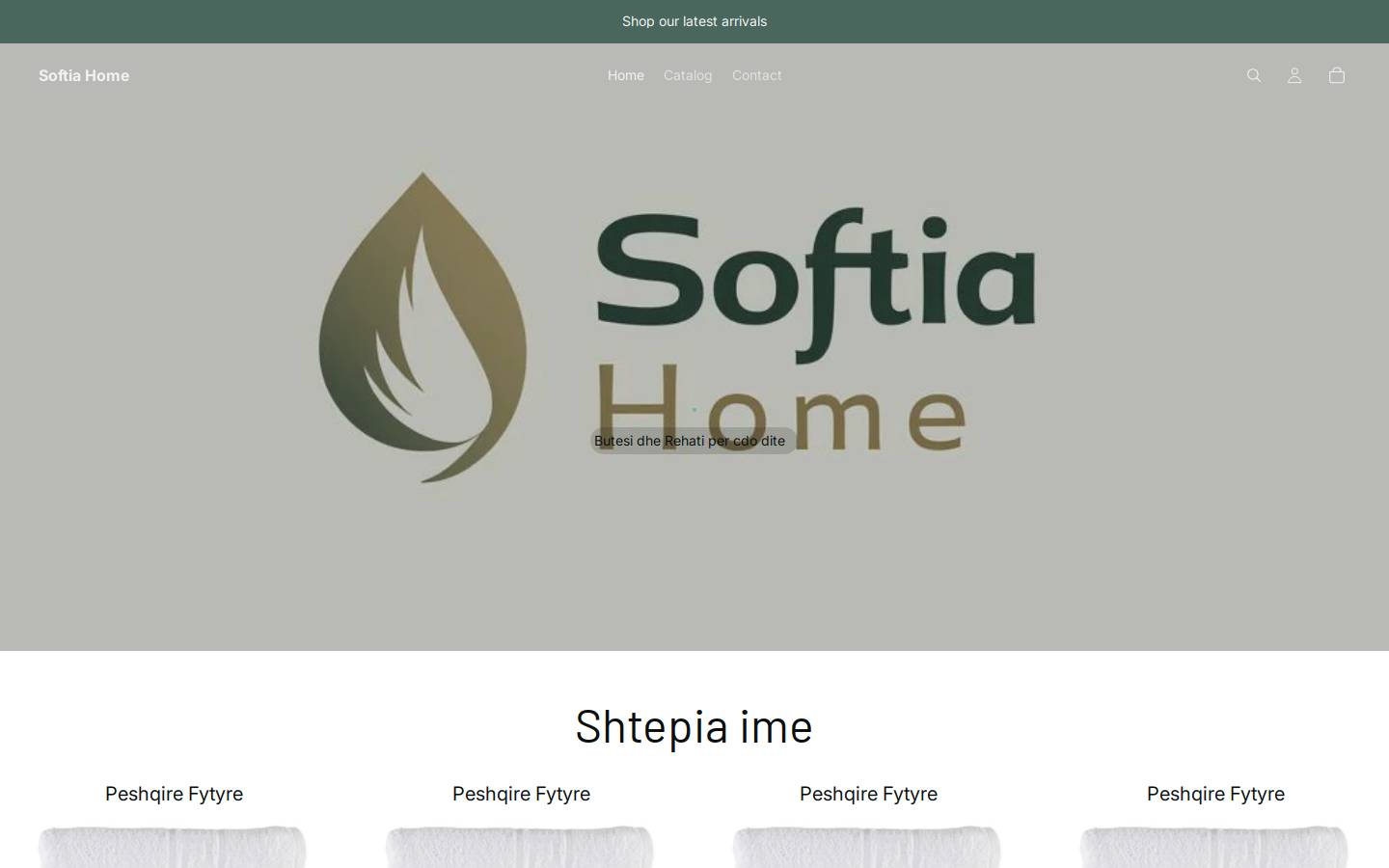softiahome.com homepage screenshot