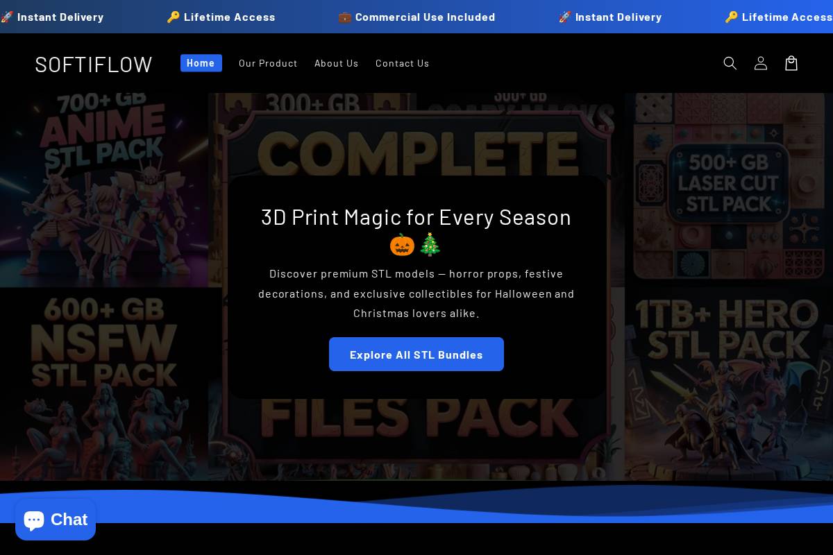 softiflow.com homepage screenshot