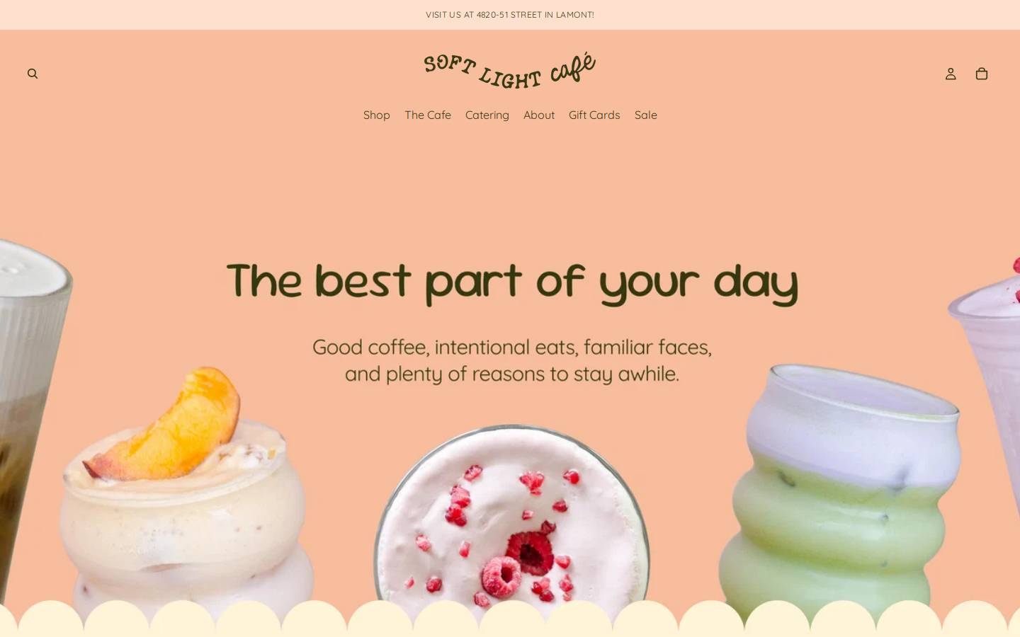 softlightcafe.ca homepage screenshot