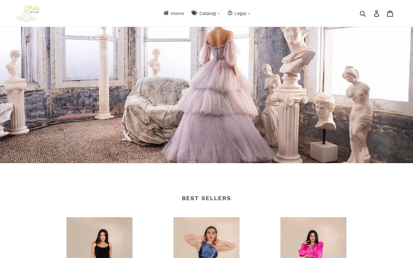 soha-style.com homepage screenshot