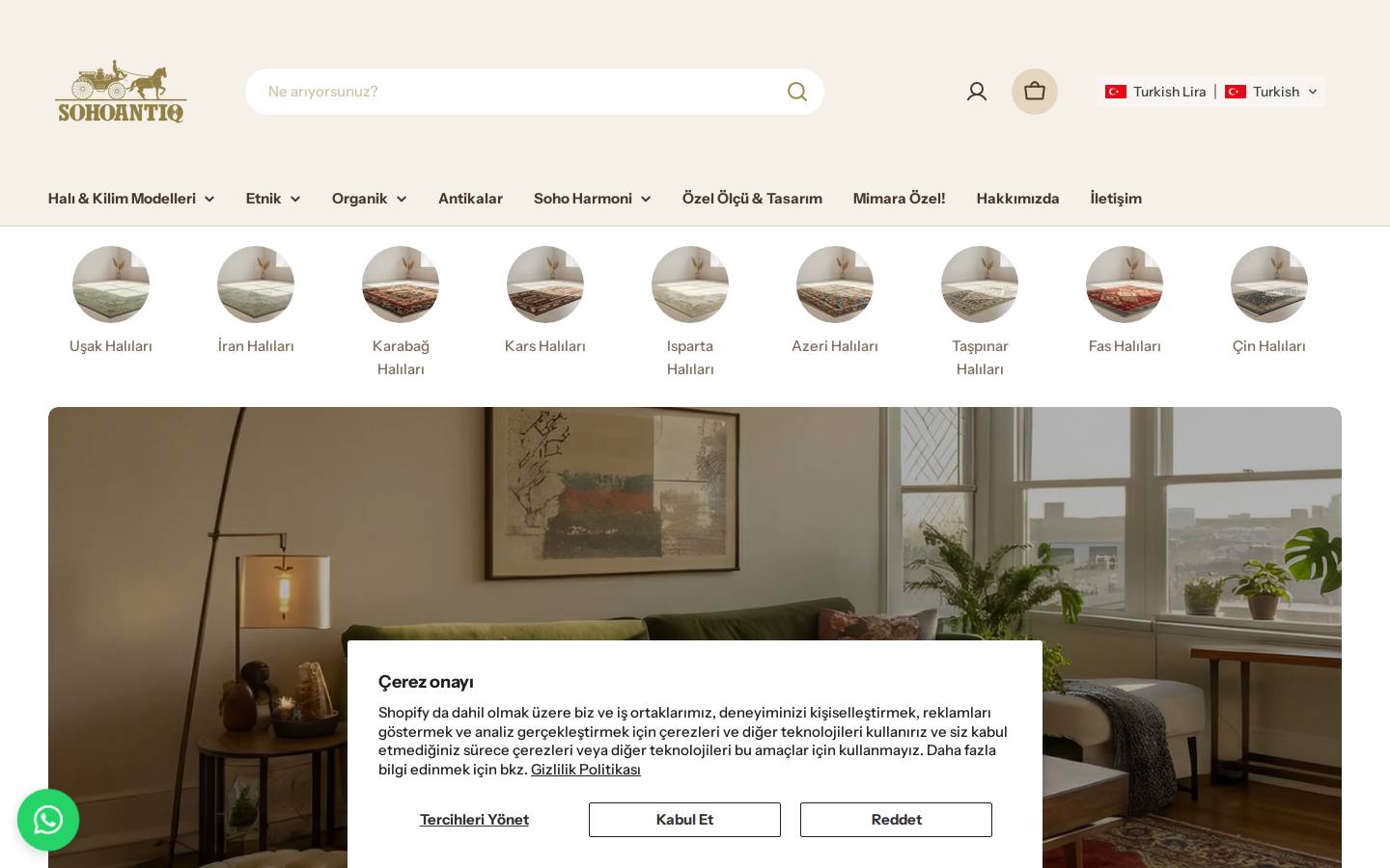 Soho Antiq Rugs, Antiques and Vintage Collections homepage screenshot