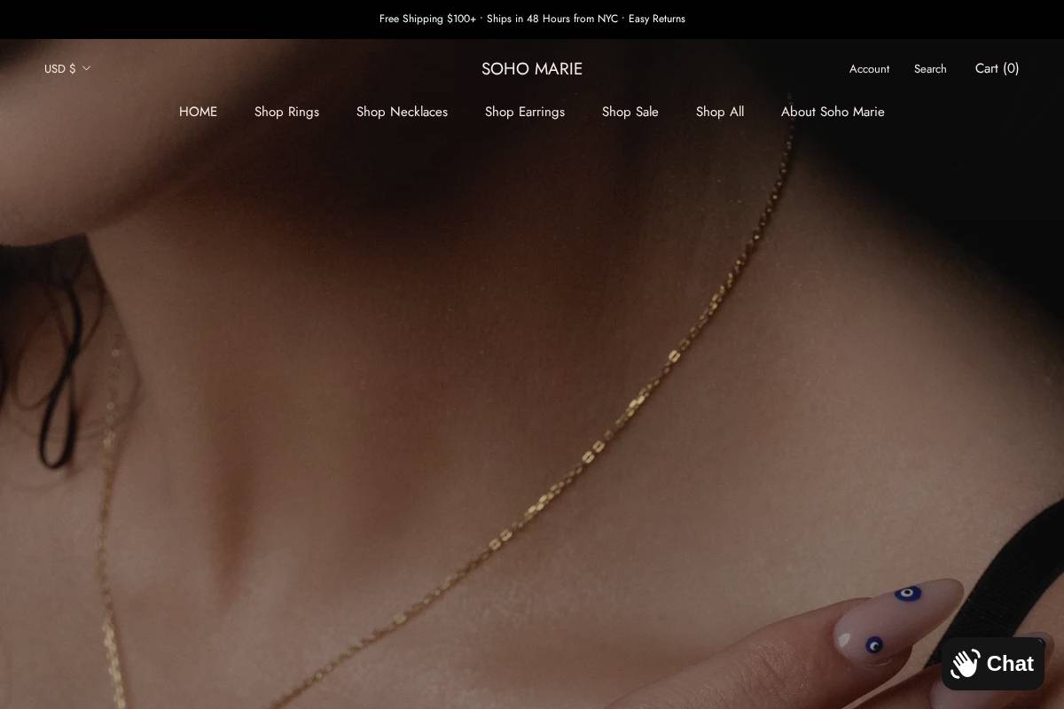 Sohomarie homepage screenshot