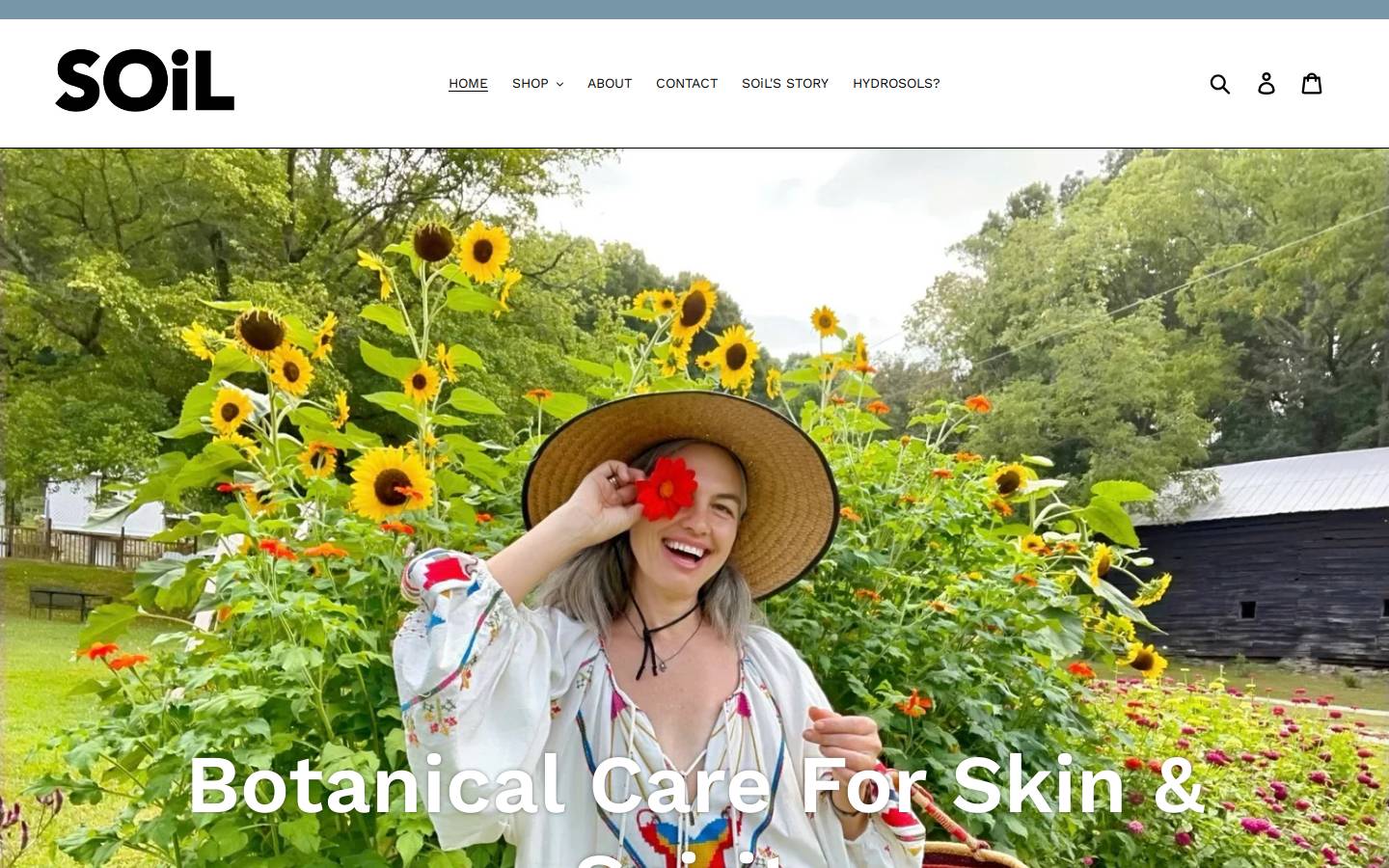 soilislove.com homepage screenshot