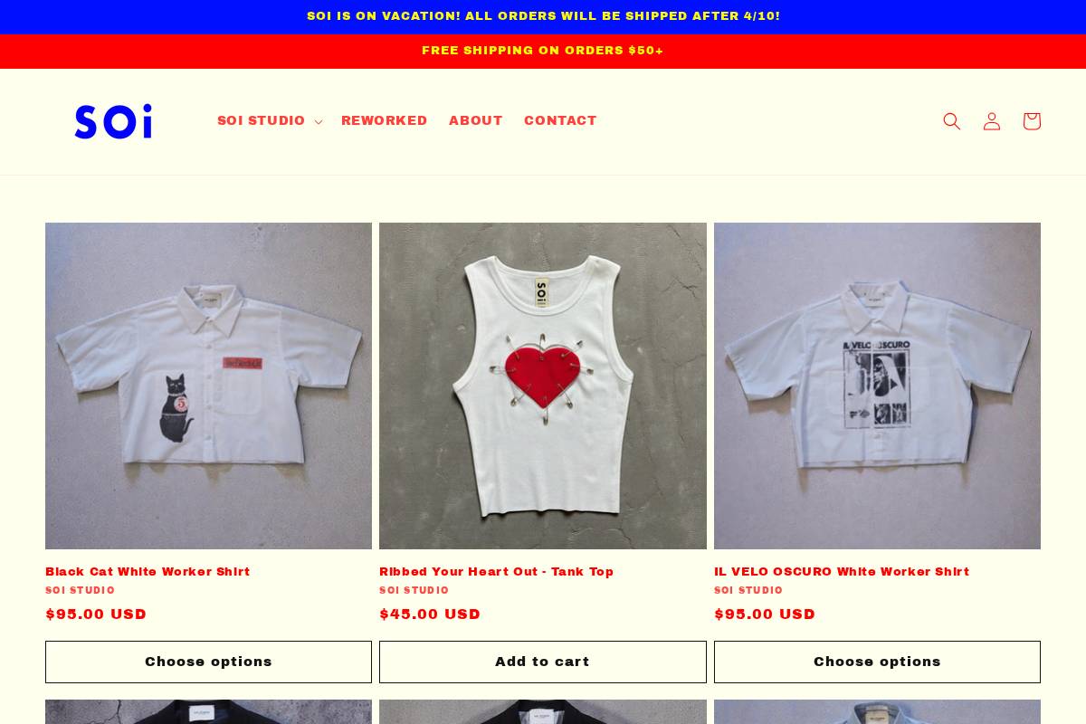 soistudio.net homepage screenshot