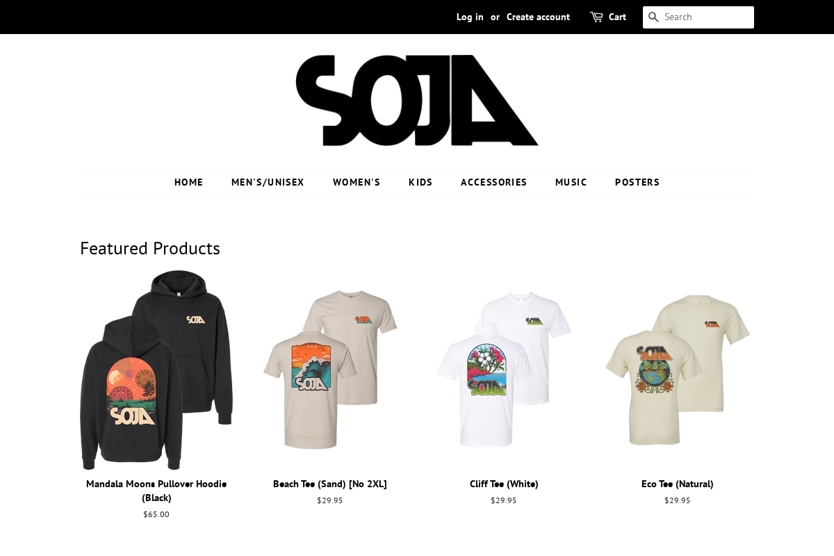 sojagear.com homepage screenshot