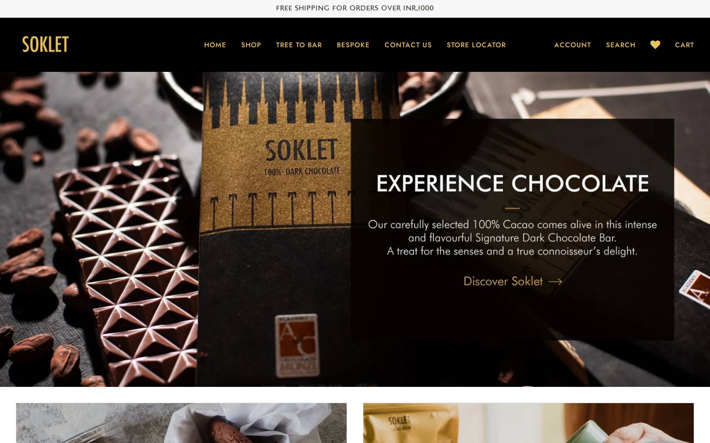 soklet.in homepage screenshot