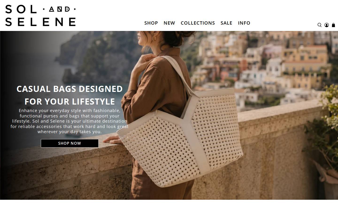 solandselene.com homepage screenshot