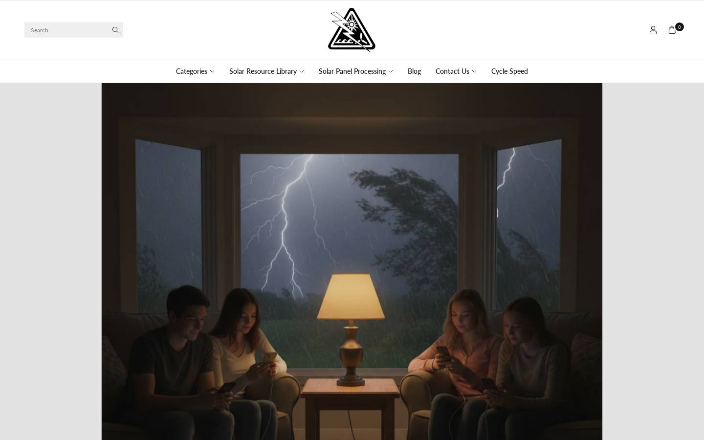 solarcowboyzoutlet.com homepage screenshot