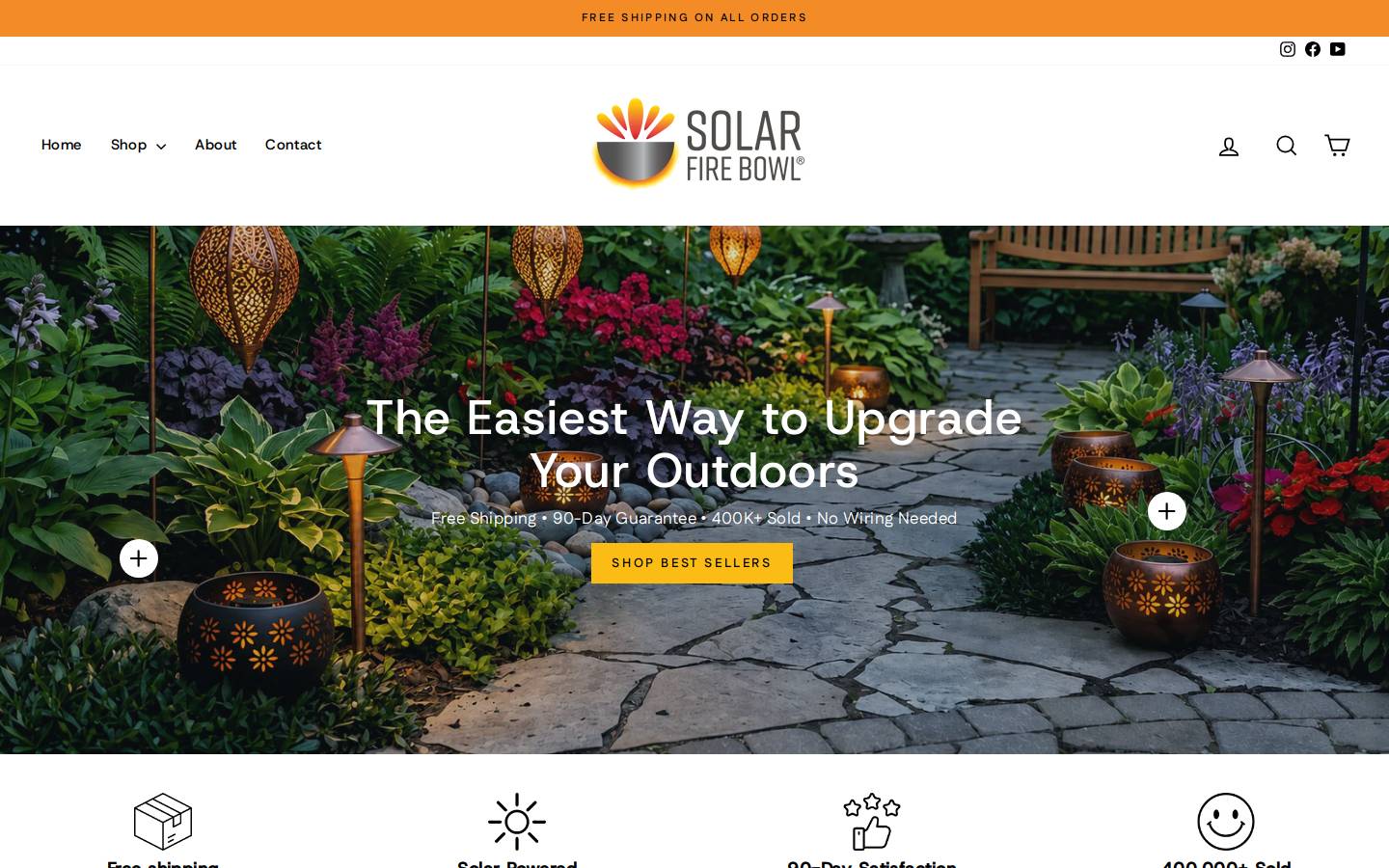 solarfirebowl.com homepage screenshot