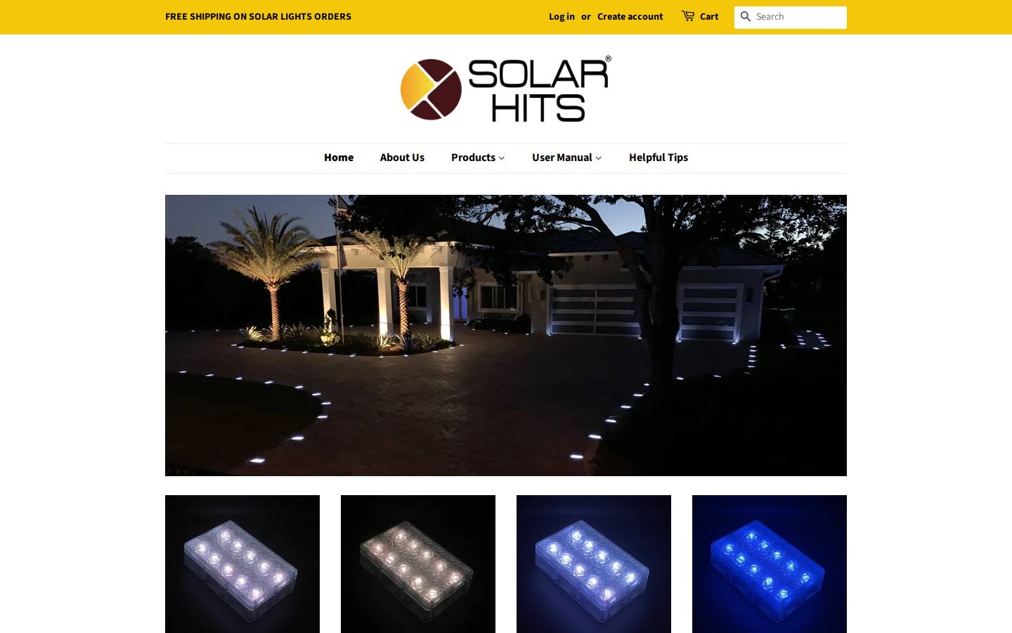 solarhits.us homepage screenshot