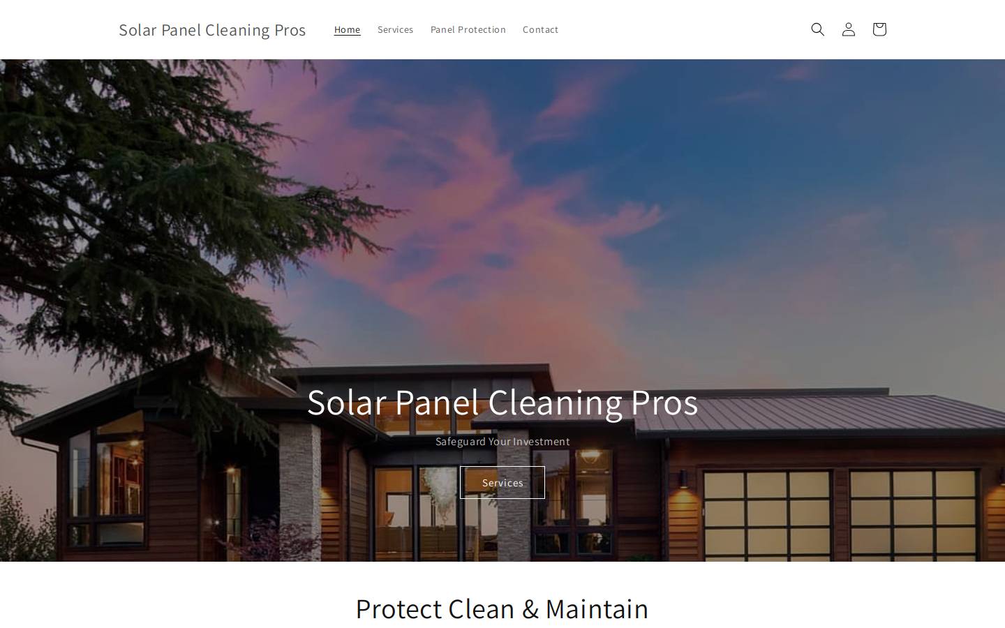 solarpanelcleaningvegas.com homepage screenshot
