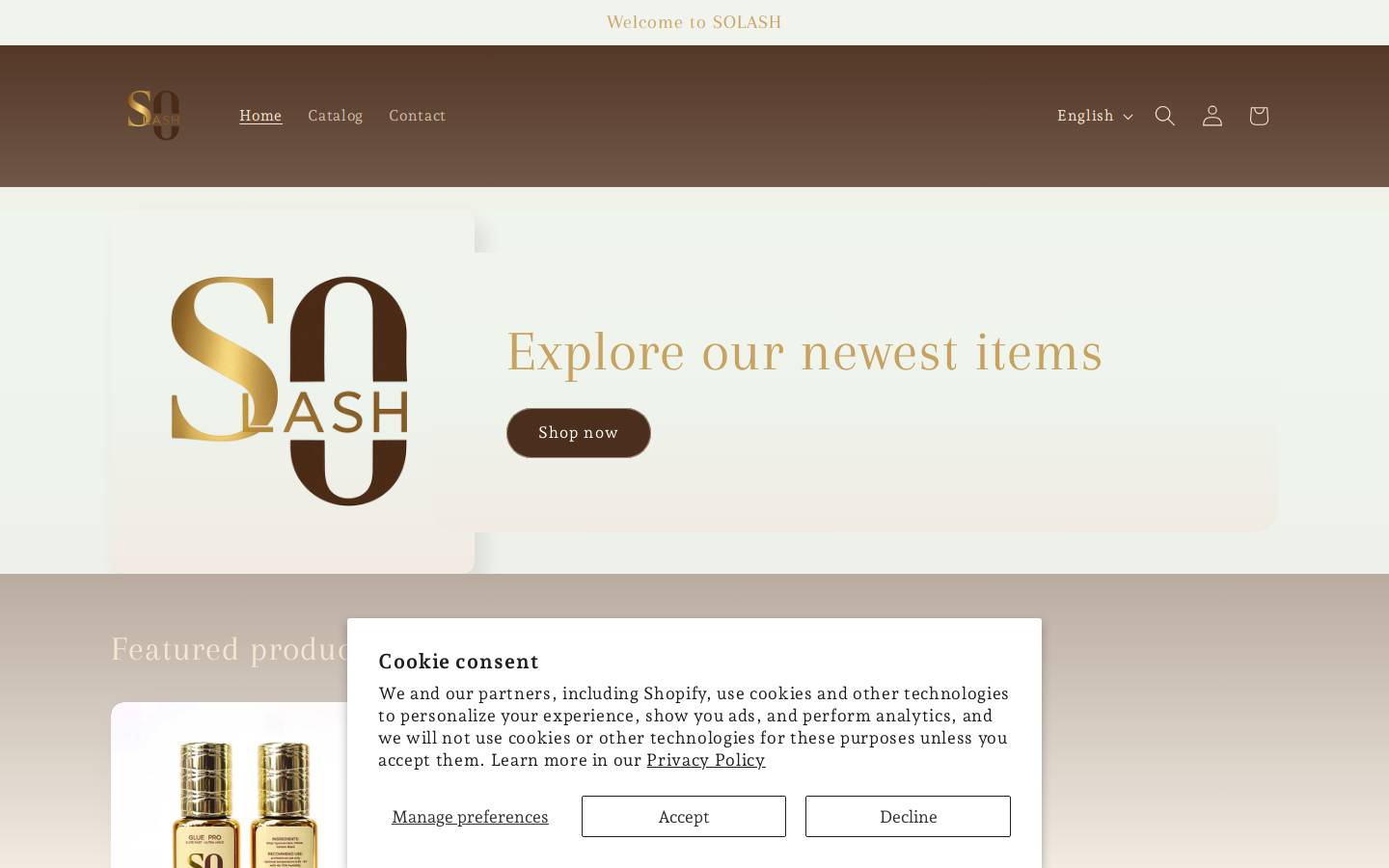 solash.ch homepage screenshot