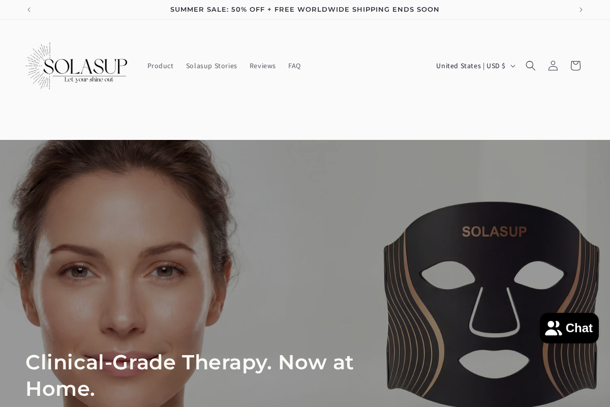 SOLASUP homepage screenshot