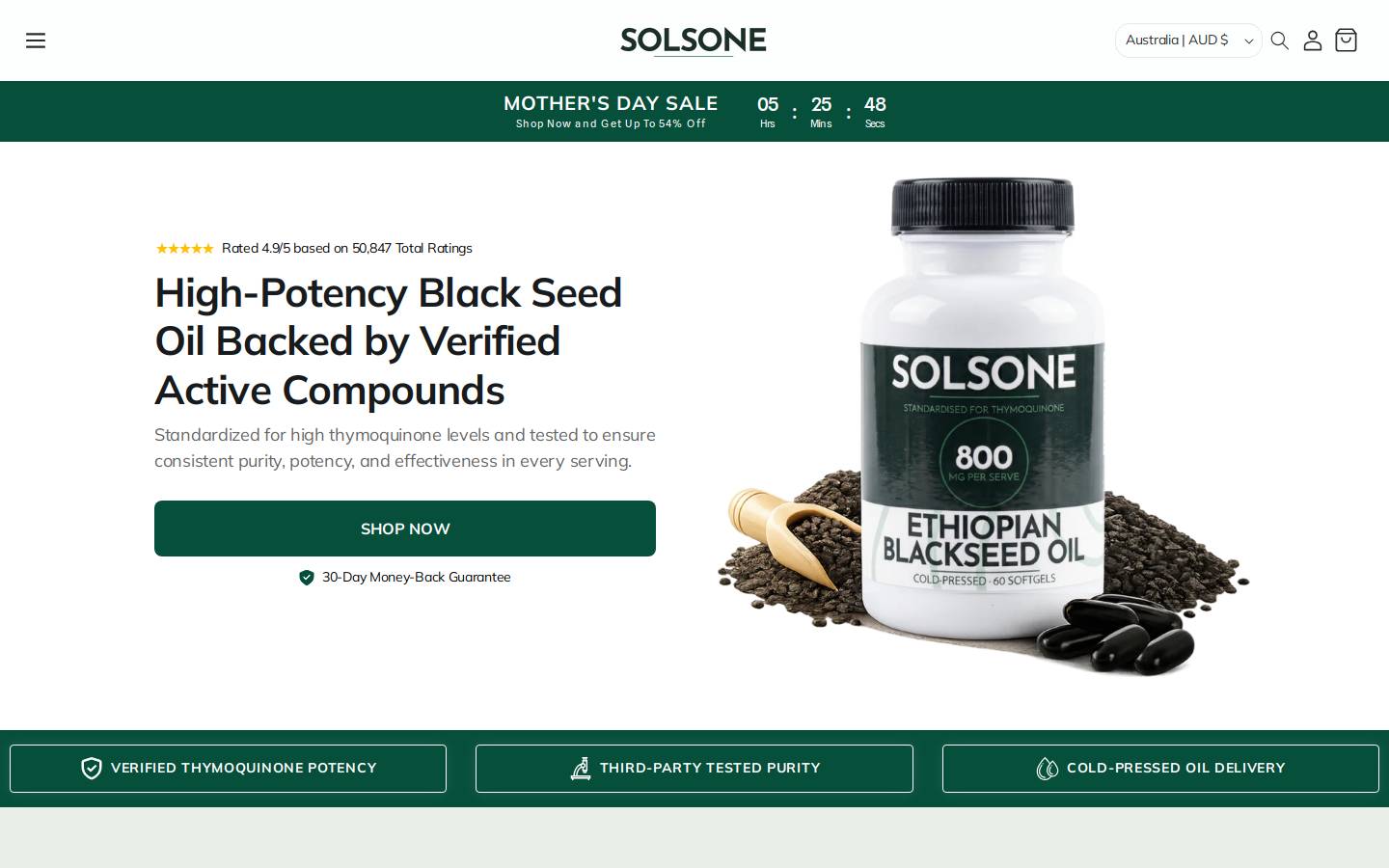 solatine.com homepage screenshot