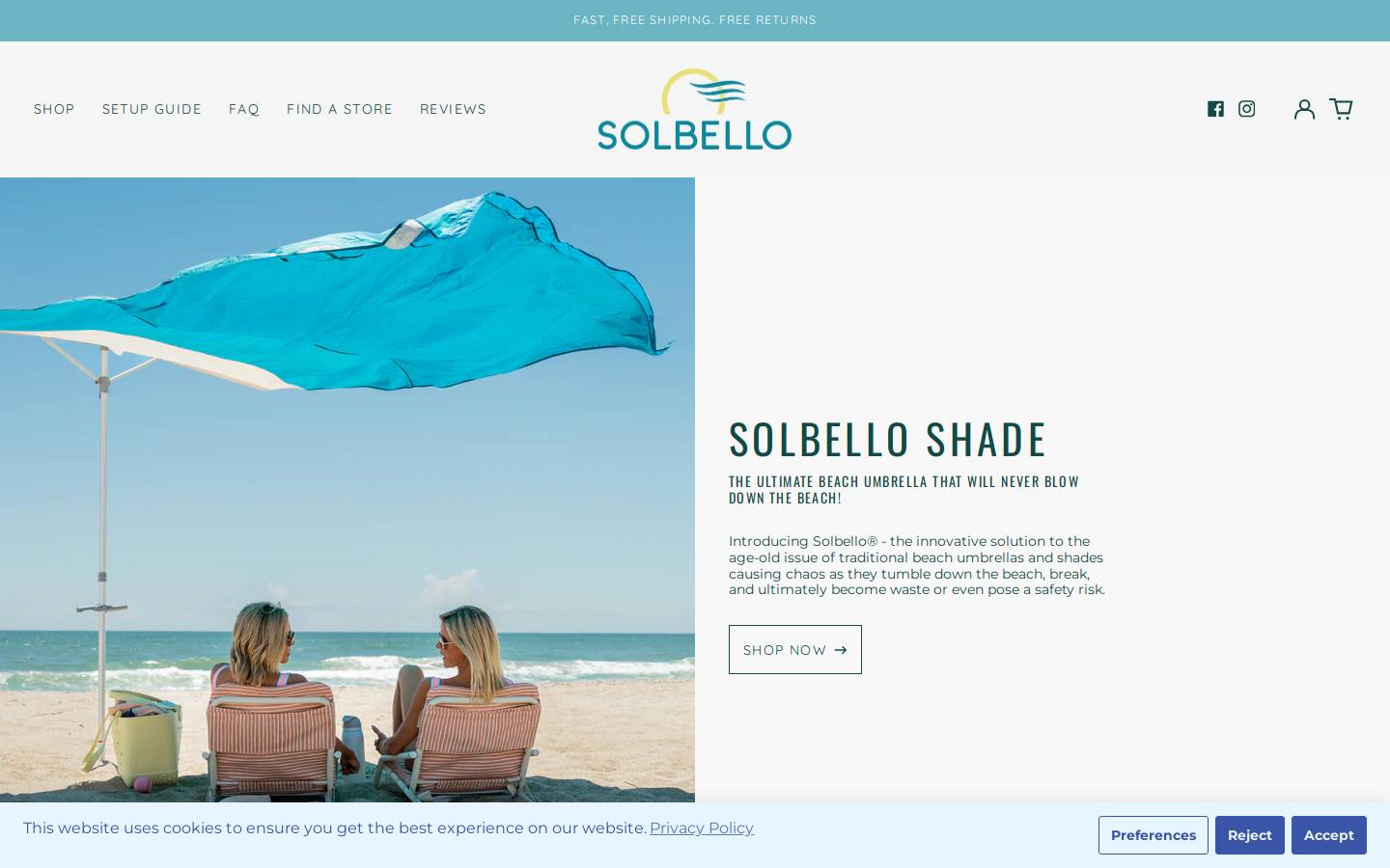 solbello.com homepage screenshot