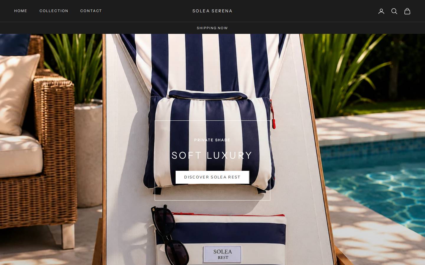 soleaserena.com homepage screenshot