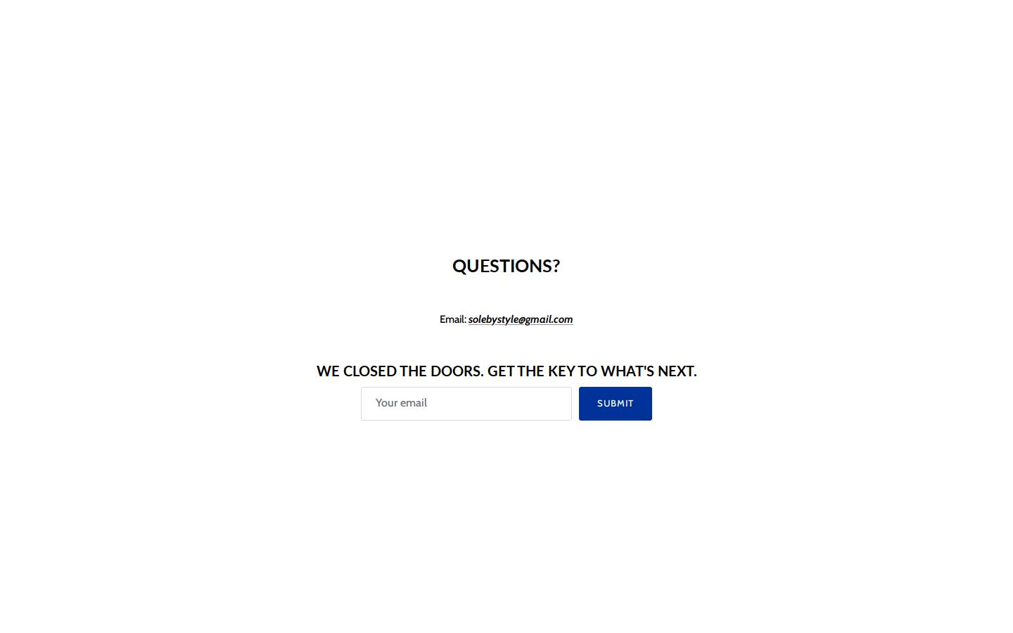 solebystyle.com homepage screenshot