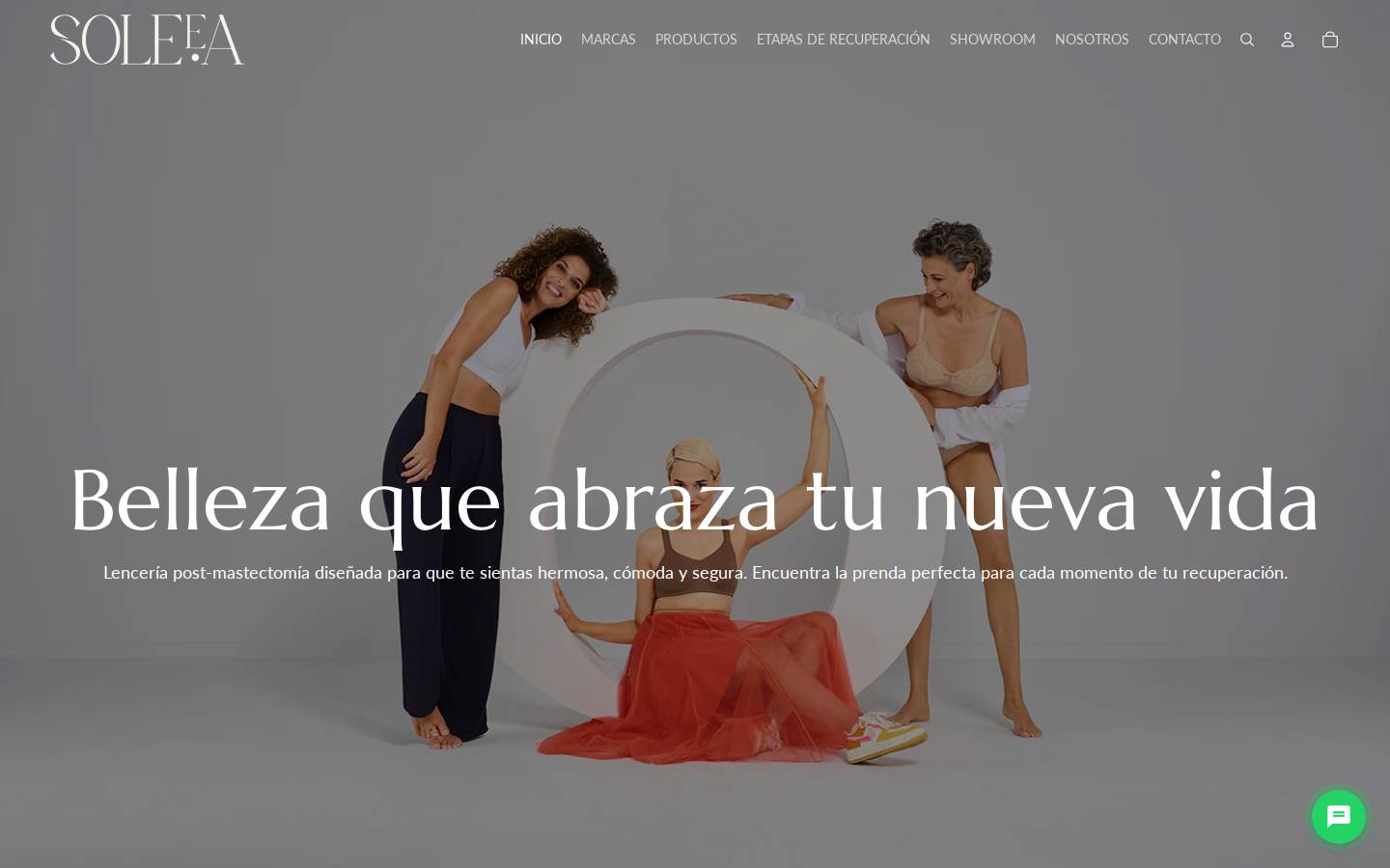 soleea.cl homepage screenshot